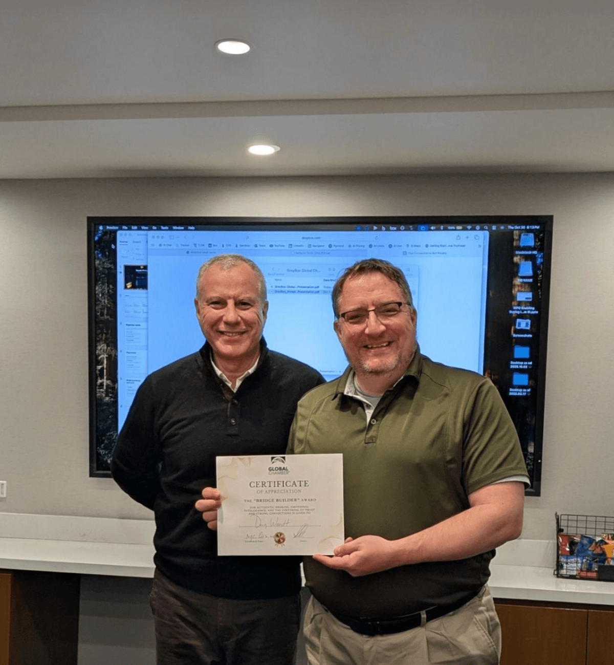 Wendt Partners Co-Founder Receives Global Chamber's 2025 Bridge Builder Award