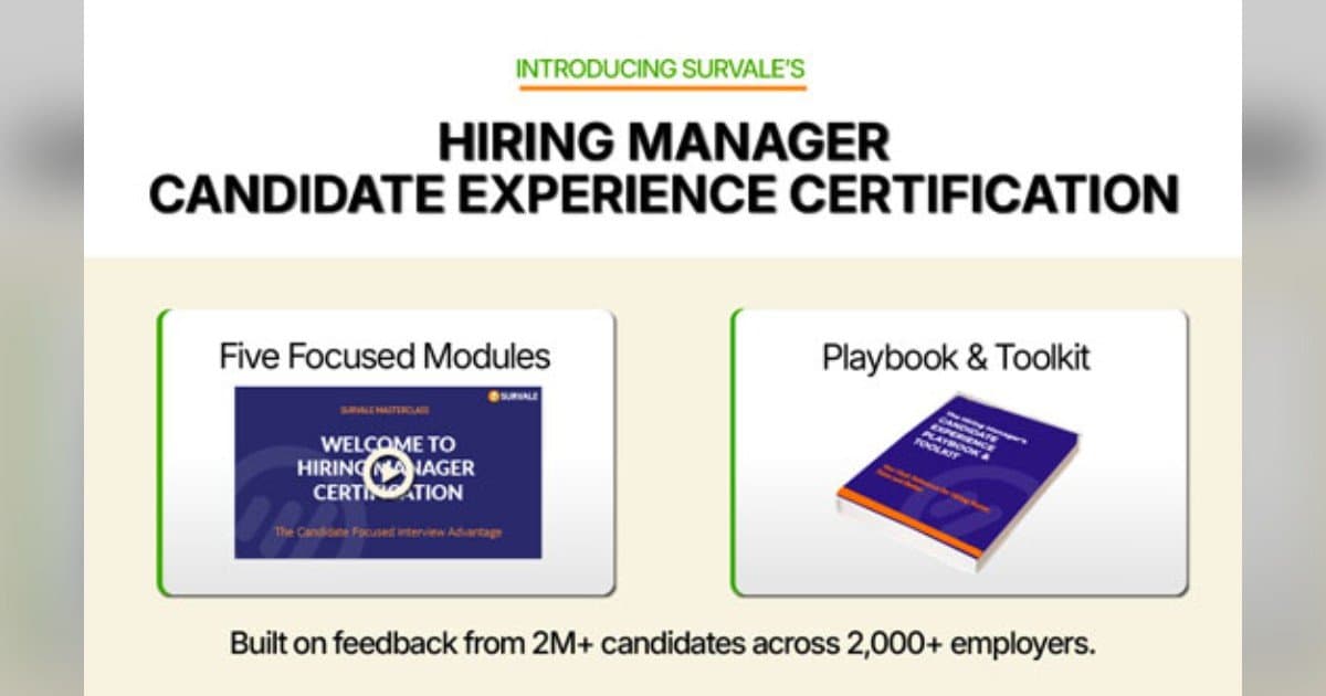 Survale Launches Hiring Manager Certification to Transform Candidate Experience and Boost Offer Acceptance